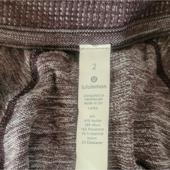 Lululemon Swiftly Wool 1/2 Zip Size 2 - Picture 7 of 7